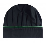 Aşçı Şapkası Mantar Yeşil Biye Siyah